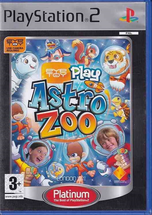 EyeToy Play Astro Zoo - Platinum - PS2 (Genbrug)